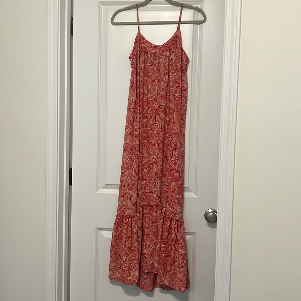 Vici XS Red Tropical Print dress